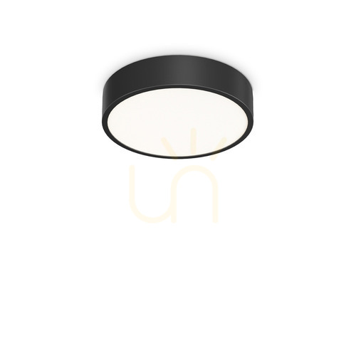 Prüfen Außen-Deckenleuchte Ideallux RAY PL D30 Nero schwarz 30 cm LED 13W 327563