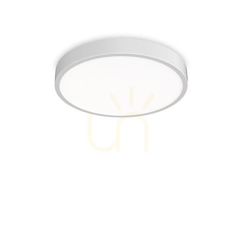Prüfen Außen-Deckenleuchte Ideallux RAY PL D60 Bianco weiß 60 cm 44W 327693