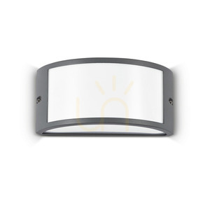 Außenwandleuchte Ideallux Rex AP1 Anthrazit E27 25 cm Aluminium 092409 0 Außenwandleuchte Ideallux Rex AP1 Anthrazit E27 25 cm Aluminium 092409 small 0