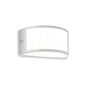 Außenwandleuchte Ideallux REX AP1 Grigio grau E27 322735 small 0