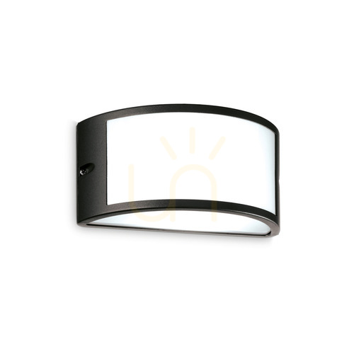 Prüfen Außenwandleuchte Ideallux REX AP1 Nero schwarz E27 25 cm 322728