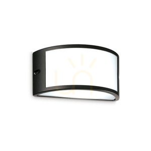 Außenwandleuchte Ideallux REX AP1 Nero schwarz E27 25 cm 322728 small 0