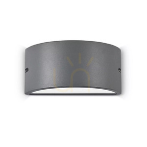 Außenwandleuchte Ideallux REX AP1 anthrazit E27 25 cm 092423 small 1