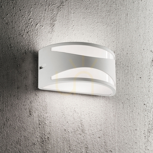Prüfen Außenwandleuchte Ideallux REX AP1 Bianco weiß E27 092430