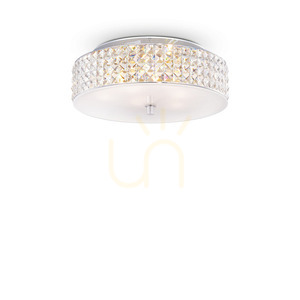 Plafond Ideallux Roma PL6 Chrom Kristall 40 cm 000657 small 0