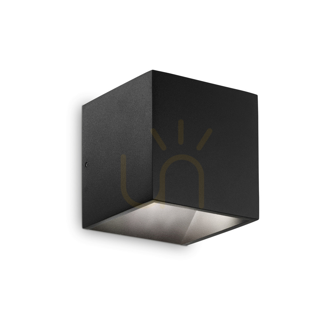 Außenwandleuchte Ideallux Rubik AP Nero schwarz LED 8,5W 4000K IP54 142302