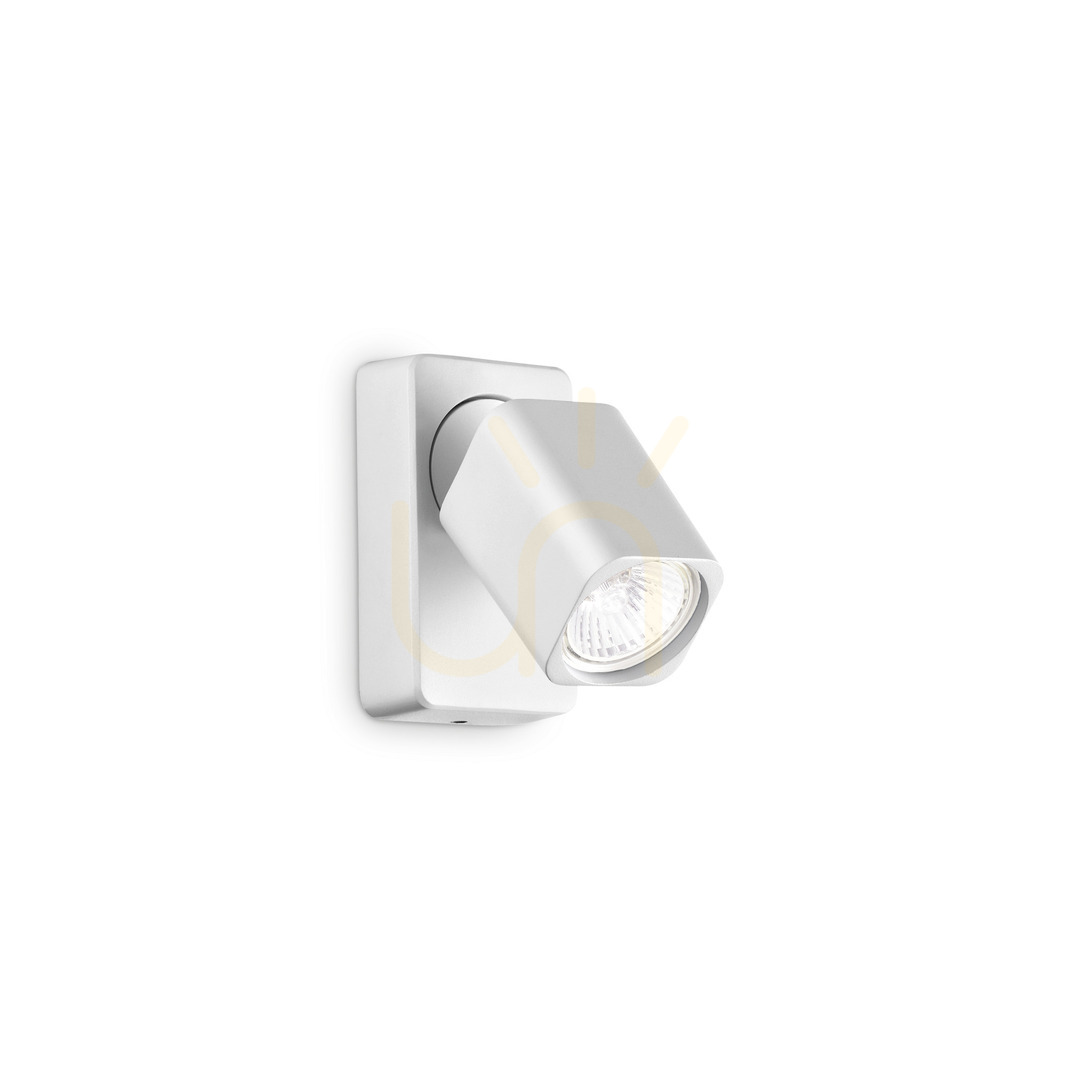 Anzeige Plafond Ideallux Rudy AP1 Square weiß GU10 294766 Plafond Ideallux Rudy AP1 Square weiß GU10 294766