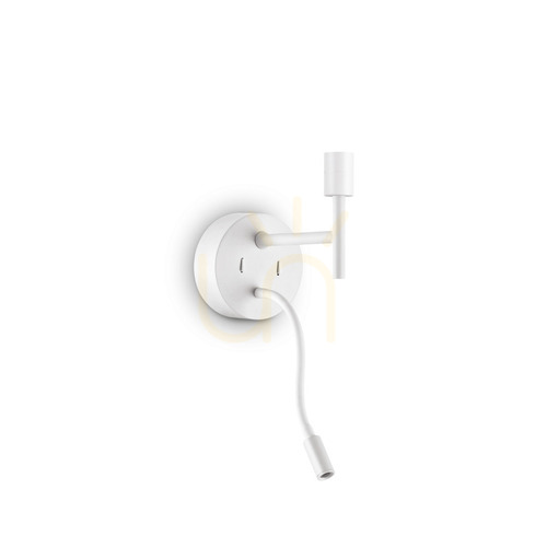 Prüfen Wandleuchte Ideallux SET UP MAP2 Bianco weiß Metall 259819