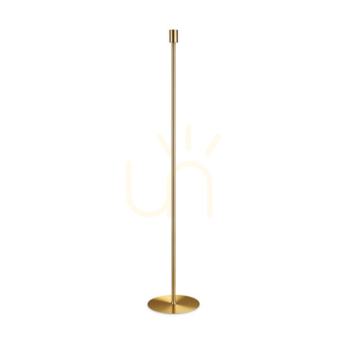 Prüfen Stehlampe Ideallux SET UP 260006 Messing gebürstet E27 145 cm