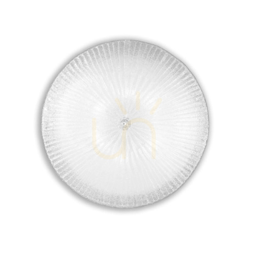 Prüfen Plafond Ideallux Shell PL6 Transparent Glas 60 cm 6xE27 008622