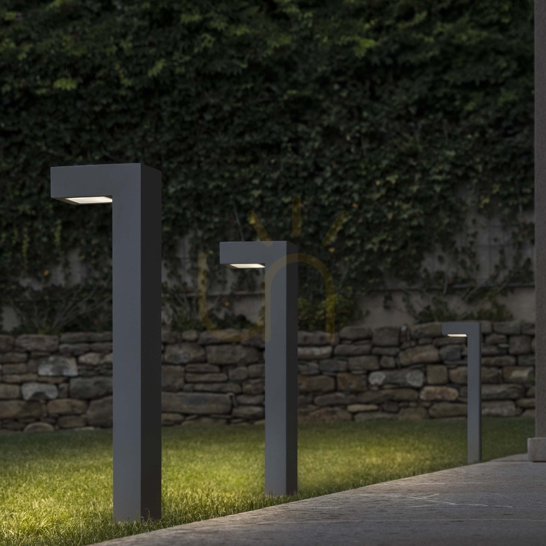 Vorschau Außenstehleuchte Ideallux Sirio H60 schwarz GX53 115115 Außenstehleuchte Ideallux Sirio H60 schwarz GX53 115115