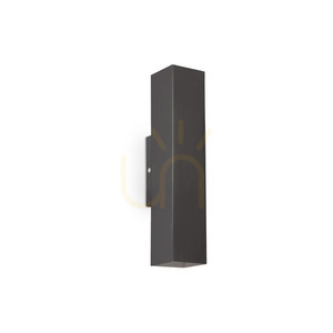 Wandleuchte Ideallux LOOK AP2 Nero schwarz GU10 2-flammig Aluminium 126890 2 Wandleuchte Ideallux LOOK AP2 Nero schwarz GU10 2-flammig Aluminium 126890 small 2