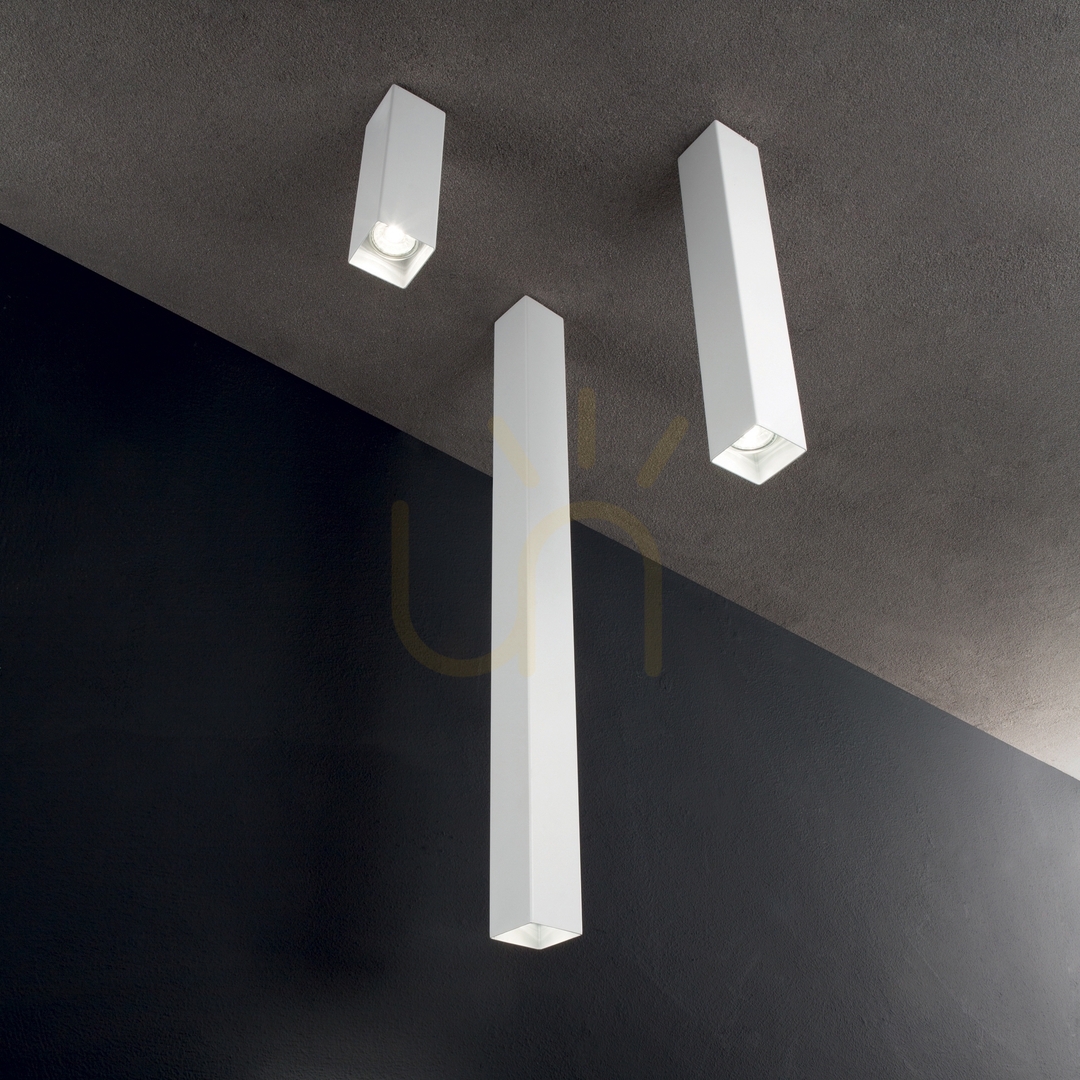 Aussicht Plafond Ideallux LOOK 233772 weiß Metall GU10 20 cm Plafond Ideallux LOOK 233772 weiß Metall GU10 20 cm
