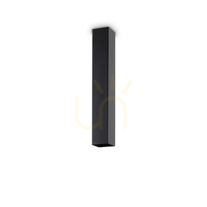 Plafond Ideallux Look 233826 schwarz GU10 1-flammig Metall H40 cm small 2