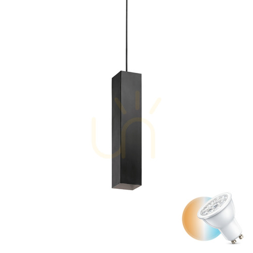 Prüfen Pendelleuchte Ideallux LOOK SP1 Nero schwarz GU10 126913