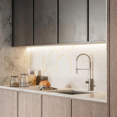 Prüfen LED-Profil Ideallux SLOT ANG TONDO weiß Aluminium 300 cm 203126