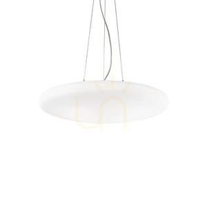 Pendelleuchte Ideallux Smarties SP3 D50 weiß Glas 3-flammig 032009 0 Pendelleuchte Ideallux Smarties SP3 D50 weiß Glas 3-flammig 032009 small 0