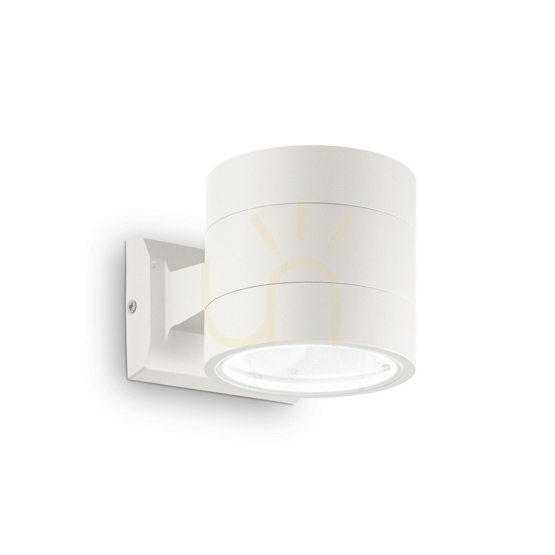 Prüfen Außenwandleuchte Ideallux SNIF ROUND AP1 Bianco weiß G9 144283 Außenwandleuchte Ideallux SNIF ROUND AP1 Bianco weiß G9 144283