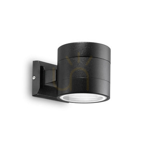 Außenwandleuchte Ideallux SNIF ROUND AP1 grau G9 IP44 Aluminium 061474 small 2