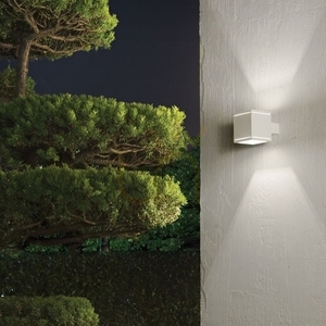 Außenwandleuchte Ideallux SNIF SQUARE AP1 grau G9 118666 1 Außenwandleuchte Ideallux SNIF SQUARE AP1 grau G9 118666 small 1