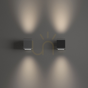 Außenwandleuchte Ideallux SNIF SQUARE AP1 grau G9 118666 2 Außenwandleuchte Ideallux SNIF SQUARE AP1 grau G9 118666 small 2