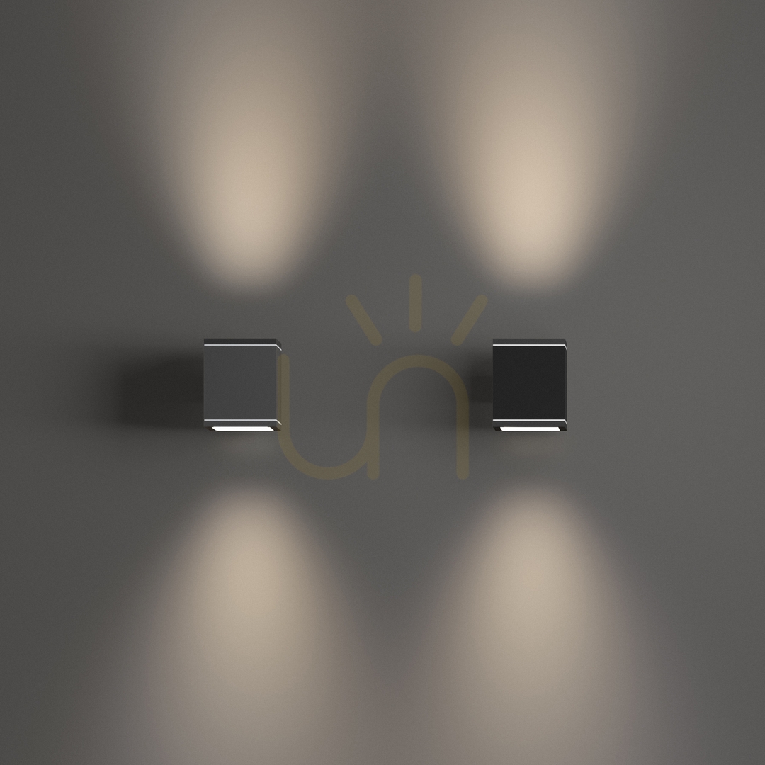 Vorschau Außenwandleuchte Ideallux SNIF SQUARE AP1 grau G9 118666 Außenwandleuchte Ideallux SNIF SQUARE AP1 grau G9 118666