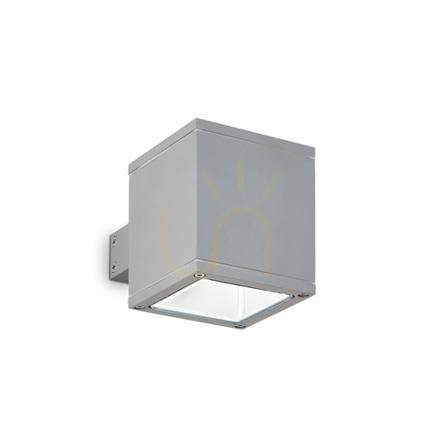 Prüfen Außenwandleuchte Ideallux SNIF SQUARE AP1 grau G9 118666