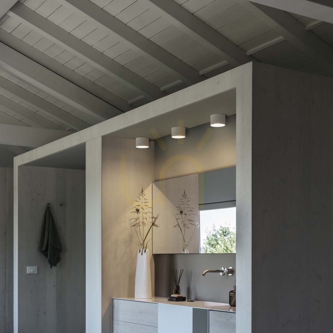 Aussicht Plafond Ideallux Spike PL1 Rund Chrom GX53 10 cm 310886 Plafond Ideallux Spike PL1 Rund Chrom GX53 10 cm 310886