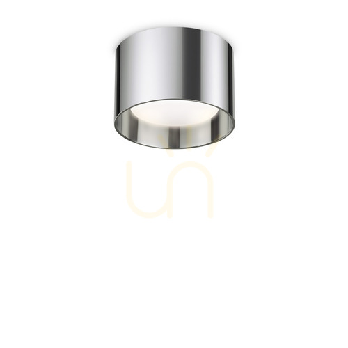 Prüfen Plafond Ideallux Spike PL1 Rund Chrom GX53 10 cm 310886