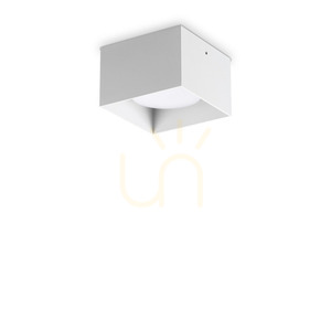 Plafond Ideallux Spike PL1 Square weiß GX53 10 cm Metall 317489 0 Plafond Ideallux Spike PL1 Square weiß GX53 10 cm Metall 317489 small 0