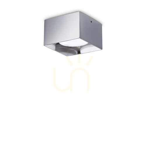 Prüfen Plafond Ideallux Spike PL1 Square Chrom GX53 10 cm 328799