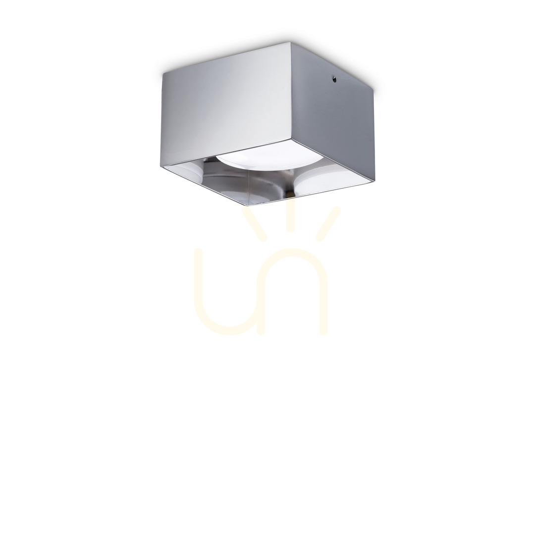 Prüfen Plafond Ideallux Spike PL1 Square Chrom GX53 10 cm 328799 Plafond Ideallux Spike PL1 Square Chrom GX53 10 cm 328799