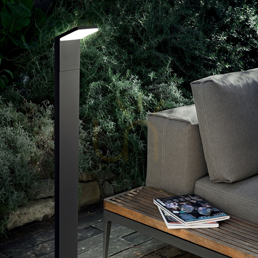 Aussicht Außenstehleuchte Ideallux Style H100 anthrazit LED 4000K 8,5W IP54 322216 Außenstehleuchte Ideallux Style H100 anthrazit LED 4000K 8,5W IP54 322216