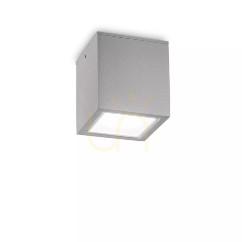 Prüfen Außen Deckenleuchte Ideallux TECHO PL1 BIG anthrazit GU10 IP54 251516
