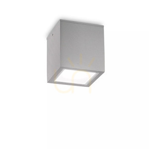 Außen Deckenleuchte Ideallux Techo PL1 Big Coffee braun GU10 251547 small 1