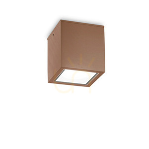 Außen Deckenleuchte Ideallux Techo PL1 Big Coffee braun GU10 251547 small 7
