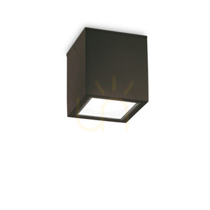 Außen Deckenleuchte Ideallux Techo PL1 Big Nero schwarz GU10 251530 small 8
