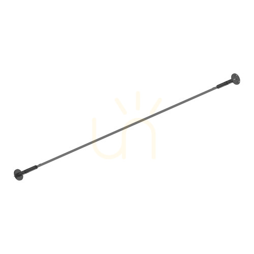Prüfen LED-Linearsystem Ideallux TESI schwarz 530 cm Aluminium 302263