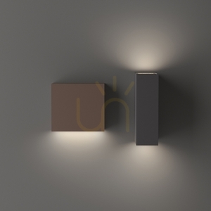 Außenwandleuchte Ideallux TETRIS AP1 NERO schwarz G9 Aluminium IP54 326955 small 4