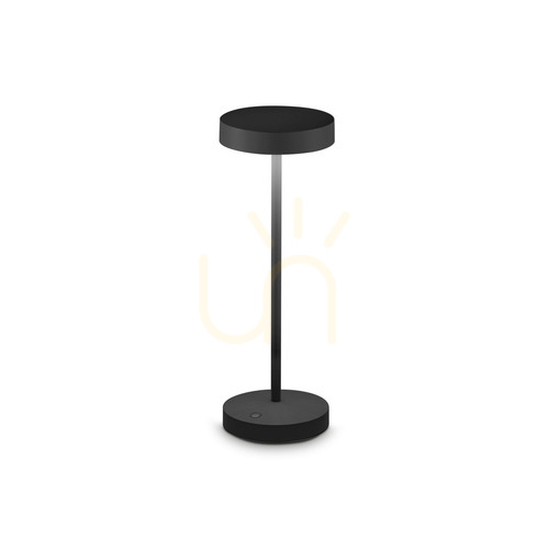 Prüfen Tischlampe Ideallux TOFFEE 328614 schwarz LED 2W Metall IP54