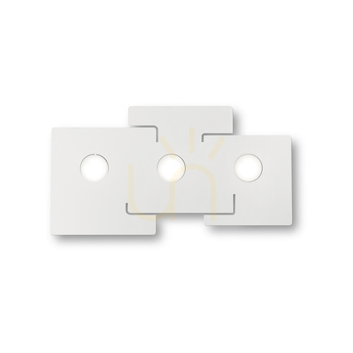 Prüfen Plafond Ideallux TOTEM PL3 weiß GX53 3-flammig Metall 215761