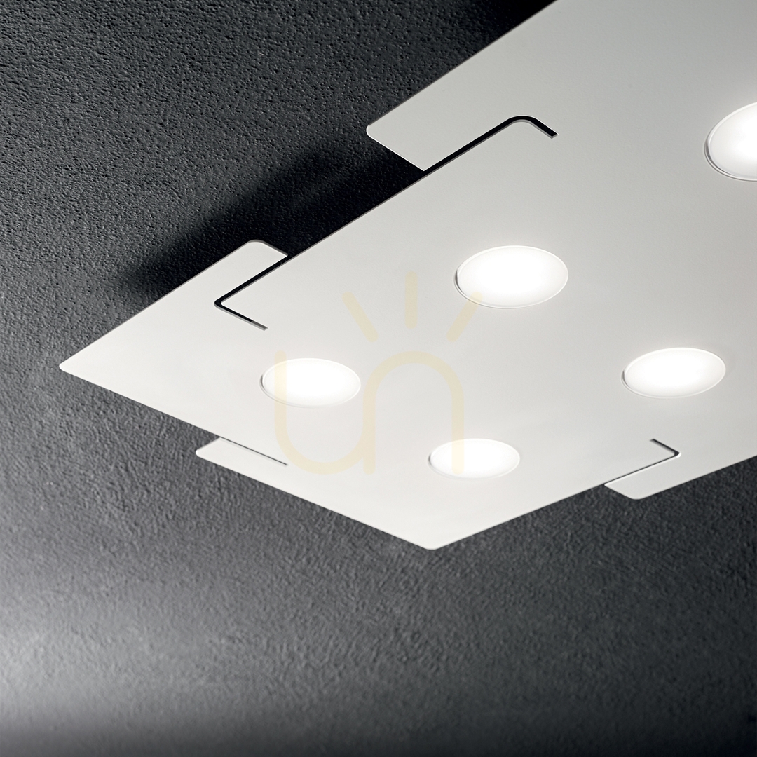 Vorschau Plafond Ideallux Totem PL6 weiß GX53 6-flammig Metall 215785 Plafond Ideallux Totem PL6 weiß GX53 6-flammig Metall 215785