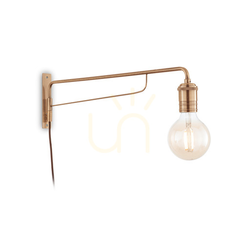 Prüfen Wandleuchte Ideallux Triumph AP1 Messing E27 42W 160214
