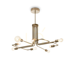 Pendelleuchte Ideallux Triumph SP8 Messing 8-flammig E27 160269 small 0
