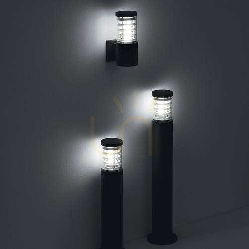 Prüfen Außenstehleuchte Ideallux Tronco PT1 H80 Coffee Braun E27 IP44 163741