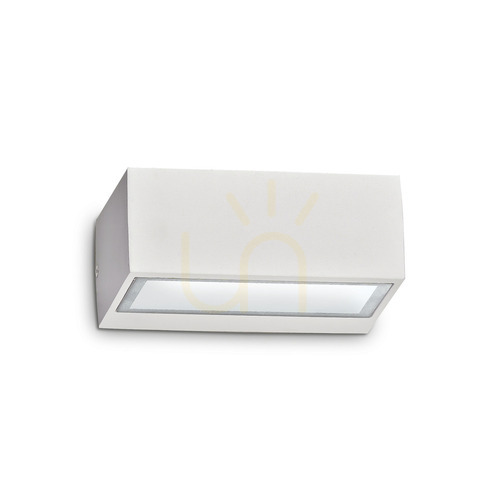 Prüfen Außenwandleuchte Ideallux TWIN AP1 Bianco weiß G9 115351