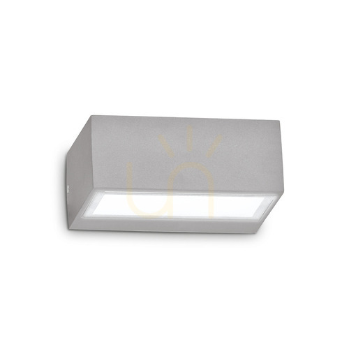Prüfen Außenwandleuchte Ideallux TWIN AP1 grigio grau G9 326979