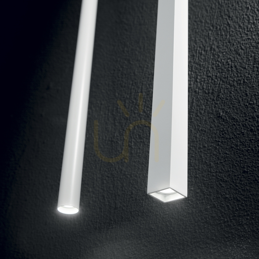 Aussicht Pendelleuchte Ideallux Look Ultrathin Square schwarz LED 11,5W 3000K 194202 Pendelleuchte Ideallux Look Ultrathin Square schwarz LED 11,5W 3000K 194202