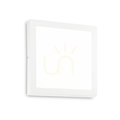 Prüfen Plafond Ideallux Universal PL D40 Square weiß LED 36W 4000K 321660