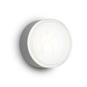Außen Deckenleuchte Ideallux Urano PL1 Big Anthrazit GX53 IP54 168135 small 0